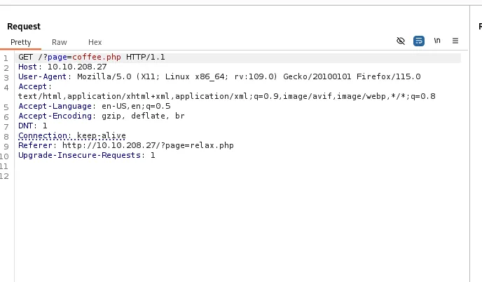 Burp Suite - Petici贸n Interceptada