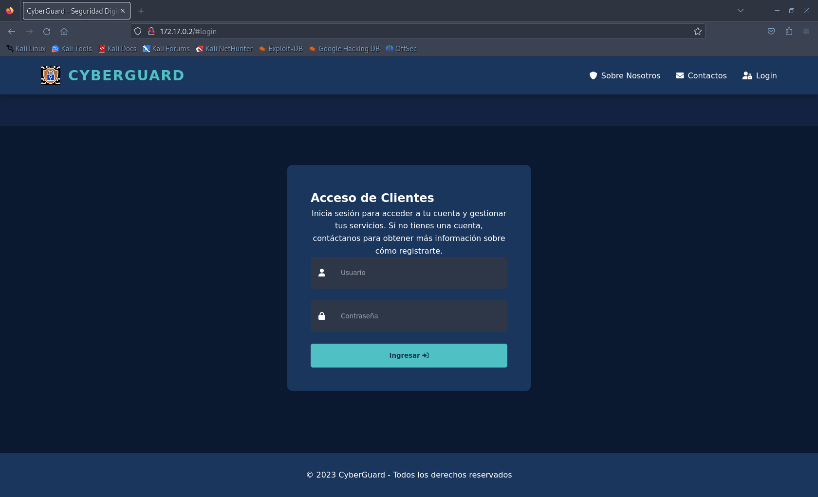 visualizar login