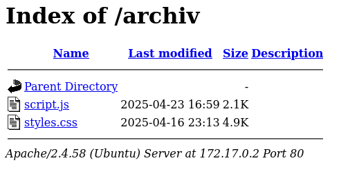 Dir Archiv