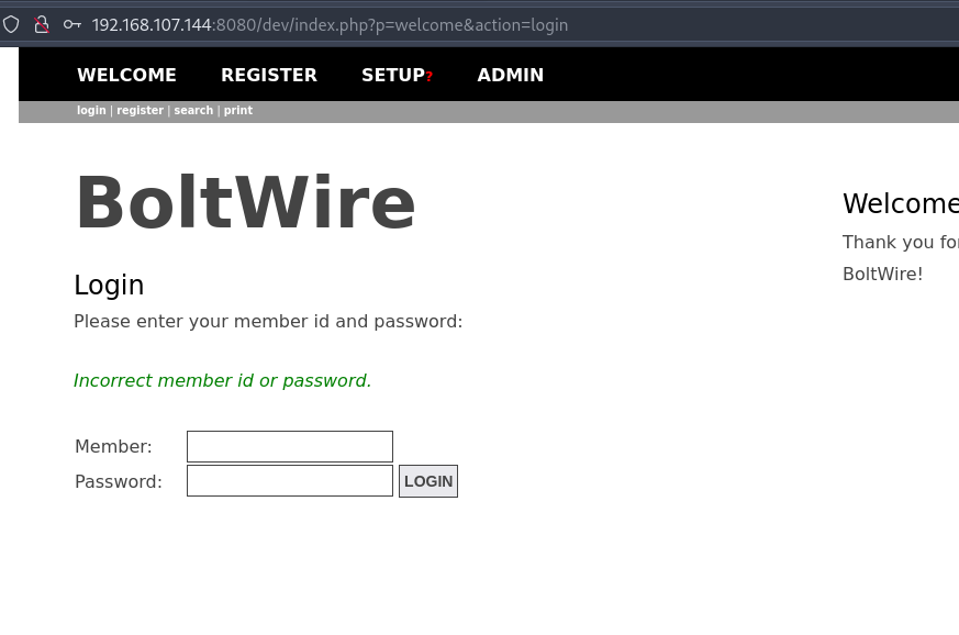 login